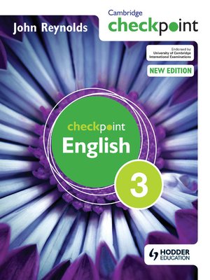 cover image of Cambridge Checkpoint English Student's Book 3